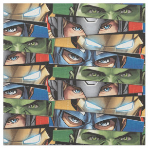Avengers Classics   Avengers Glare Closeup Fabric