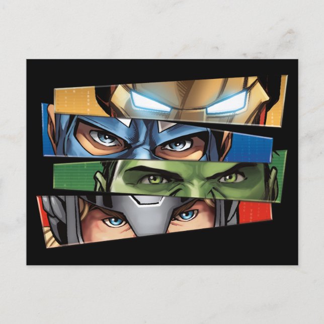 Avengers Classics | Avengers Glare Closeup Postcard (Front)