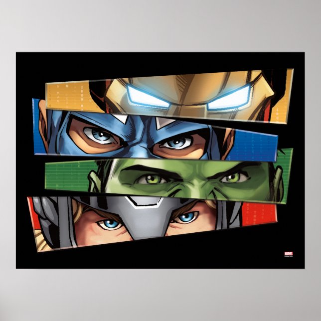 Avengers Classics | Avengers Glare Closeup Poster (Front)