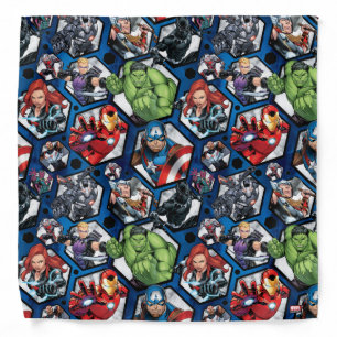 Avengers Classics Avengers Hexagonal Pattern Bandana