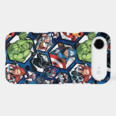 Avengers Classics | Avengers Hexagonal Pattern Case-Mate Samsung Galaxy Case (Back (Horizontal))