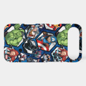 Avengers Classics | Avengers Hexagonal Pattern Case-Mate Samsung Galaxy Case (Back (Horizontal))