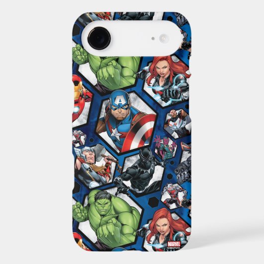 Avengers Classics | Avengers Hexagonal Pattern Case-Mate Samsung Galaxy Case (Back)