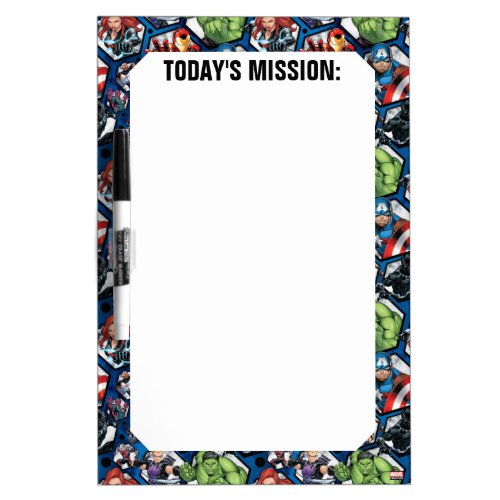 Avengers Classics  Avengers Hexagonal Pattern Dry Erase Board