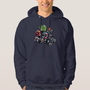 Avengers Classics   Avengers Hexagonal Pattern Hoodie