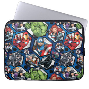Avengers Classics   Avengers Hexagonal Pattern Laptop Sleeve