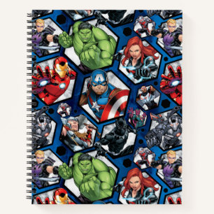 Avengers Classics Avengers Hexagonal Pattern Notebook