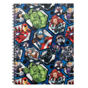 Avengers Classics Avengers Hexagonal Pattern Notebook