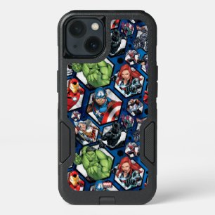 Avengers Classics   Avengers Hexagonal Pattern iPhone 13 Case