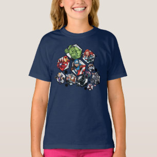Avengers Classics   Avengers Hexagonal Pattern T-Shirt
