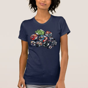 Avengers Classics   Avengers Hexagonal Pattern T-Shirt