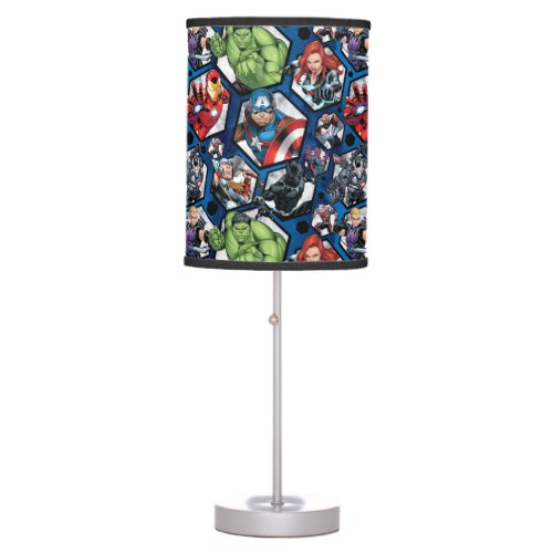 Avengers Classics  Avengers Hexagonal Pattern Table Lamp