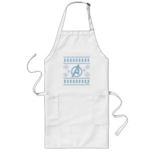 Avengers Classics Avengers Holiday Knit Graphic Long Apron
