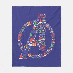 Avengers Classics   Avengers Holiday Logo Fleece Blanket