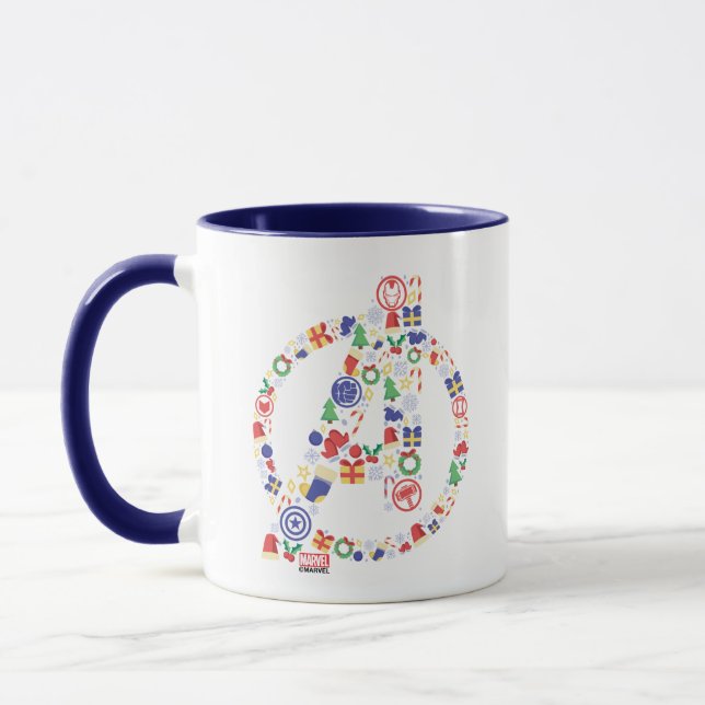 Avengers Classics | Avengers Holiday Logo Mug (Left)