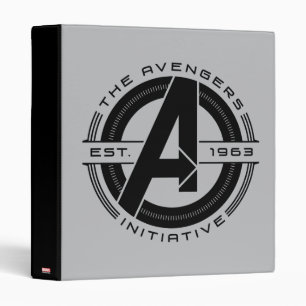Avengers Classics   Avengers Initiative Lens Logo 3 Ring Binder