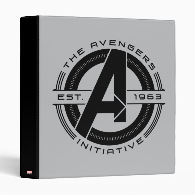 Avengers Classics | Avengers Initiative Lens Logo 3 Ring Binder (Front/Spine)