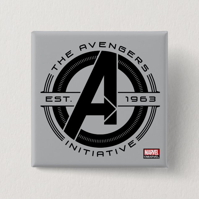 Avengers Classics | Avengers Initiative Lens Logo Button (Front)