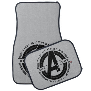 Avengers Classics   Avengers Initiative Lens Logo Car Floor Mat