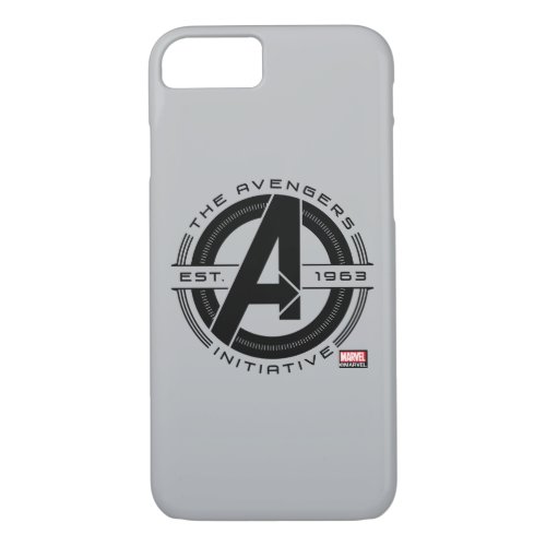 Avengers Classics  Avengers Initiative Lens Logo iPhone 87 Case
