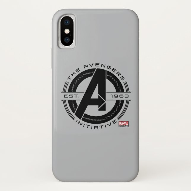 Avengers Classics | Avengers Initiative Lens Logo Case-Mate iPhone Case (Back)