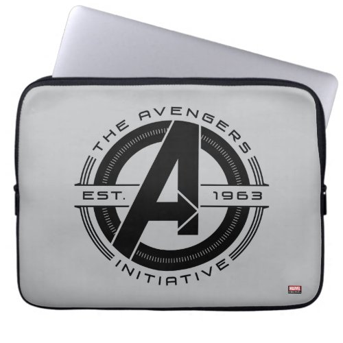 Avengers Classics  Avengers Initiative Lens Logo Laptop Sleeve