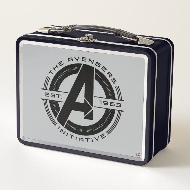 Avengers Classics | Avengers Initiative Lens Logo Metal Lunch Box (Front)