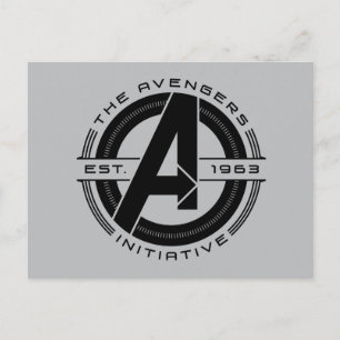 Avengers Classics Avengers Initiative Lens Logo Postcard
