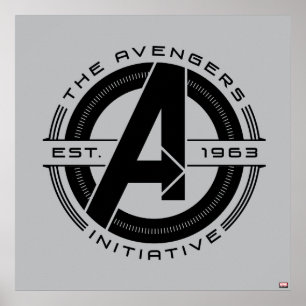 Avengers Classics Avengers Initiative Lens Logo Poster