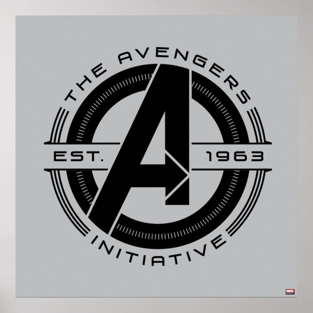 Avengers Classics | Avengers Initiative Lens Logo Poster (Front)
