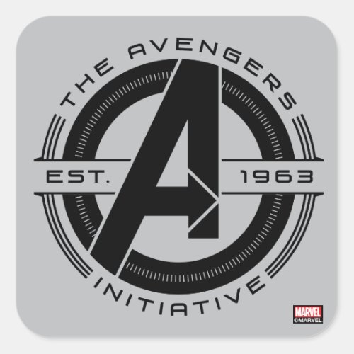 Avengers Classics  Avengers Initiative Lens Logo Square Sticker