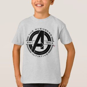 Avengers Classics   Avengers Initiative Lens Logo T-Shirt