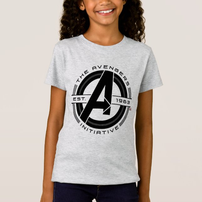 Avengers Classics | Avengers Initiative Lens Logo T-Shirt (Front)