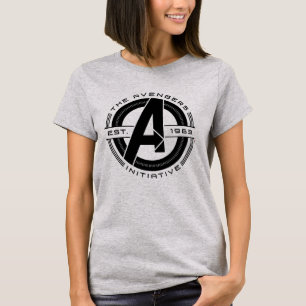 Avengers Classics   Avengers Initiative Lens Logo T-Shirt