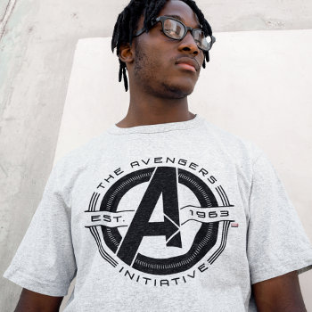 Avengers Classics | Avengers Initiative Lens Logo T-shirt by avengersclassics at Zazzle