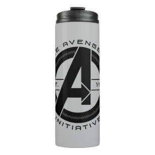 Avengers Classics Avengers Initiative Lens Logo Thermal Tumbler