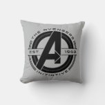 Avengers Classics | Avengers Initiative Lens Logo Throw Pillow