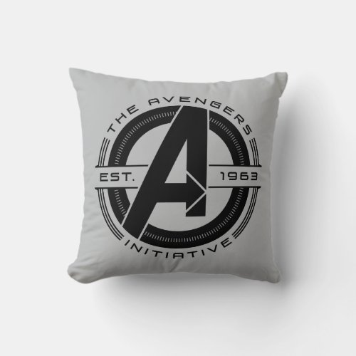 Avengers Classics  Avengers Initiative Lens Logo Throw Pillow