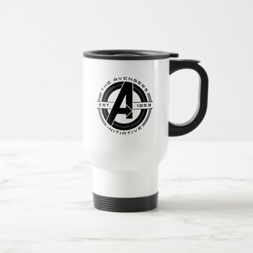 Avengers Classics  Avengers Initiative Lens Logo Travel Mug