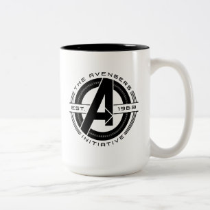 Avengers Classics Avengers Initiative Lens Logo Two-Tone Coffee Mug
