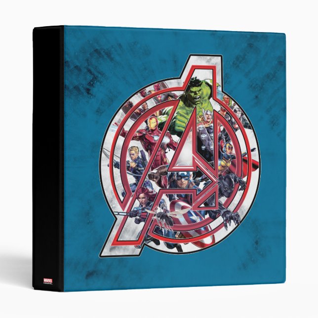 Avengers Classics | Avengers Inside Logo 3 Ring Binder (Front/Spine)