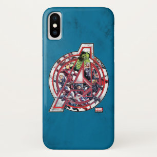 Avengers Classics   Avengers Inside Logo iPhone X Case