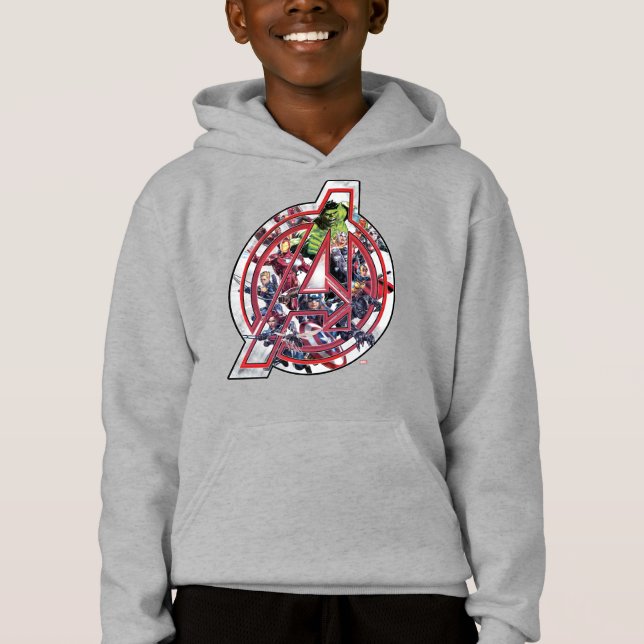 Avengers Classics | Avengers Inside Logo Hoodie (Front)