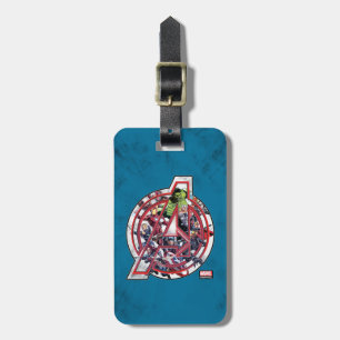 Avengers Classics Avengers Inside Logo Luggage Tag