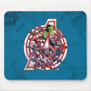 Avengers Classics   Avengers Inside Logo Mouse Pad