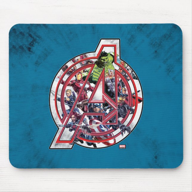 Avengers Classics | Avengers Inside Logo Mouse Pad (Front)