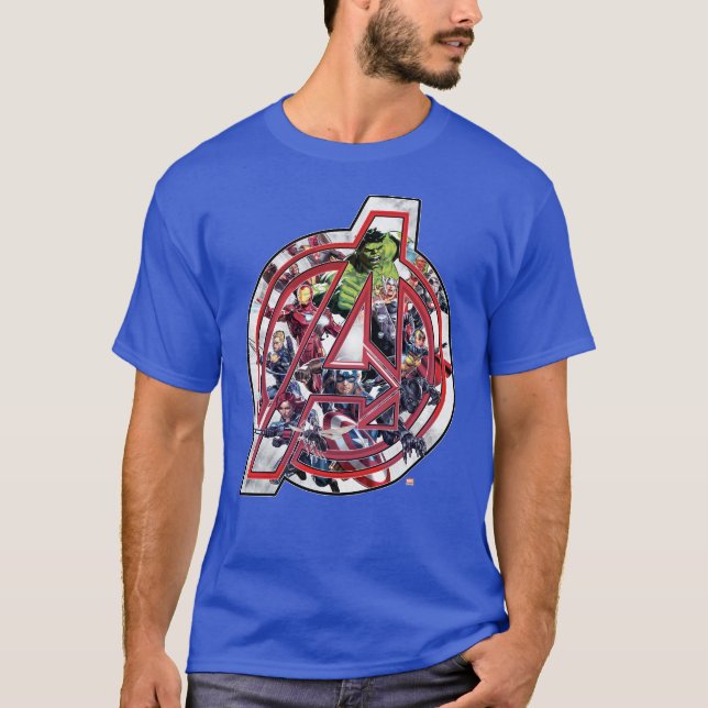 Avengers Classics | Avengers Inside Logo T-Shirt (Front)