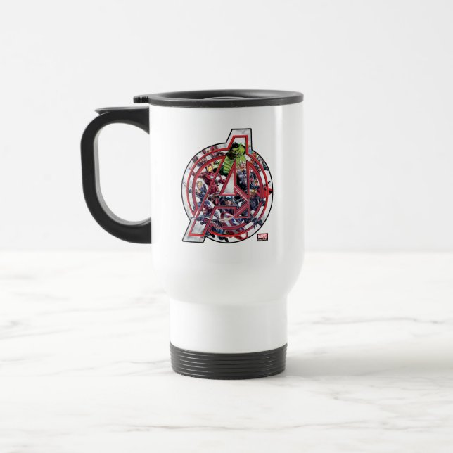 Avengers Classics | Avengers Inside Logo Travel Mug (Left)