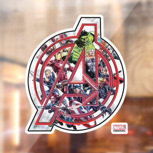 Avengers Classics Avengers Inside Logo Window Cling