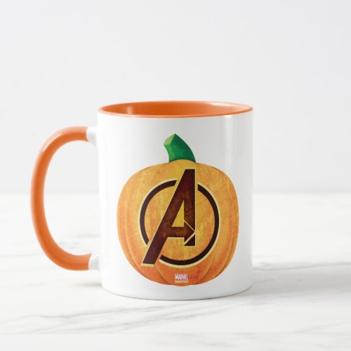 Avengers Classics  Avengers Logo Jack_o_lantern Mug